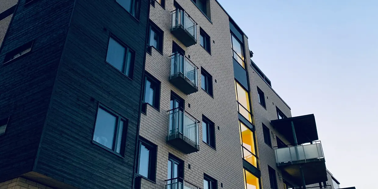 Modern multifamily apartment community